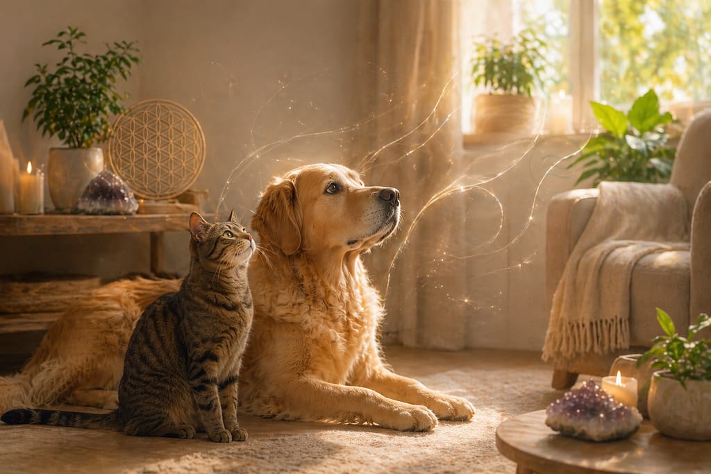 animaux sensibles aux énergies d’une maison