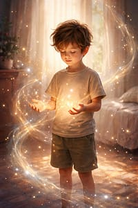 enfant sensible aux énergies d'une maison